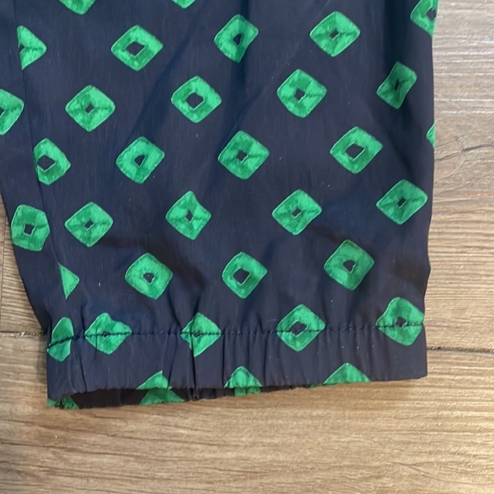 Michael Kors Palmetto Green Print Joggers NWT Size 10 - Picture 8 of 13